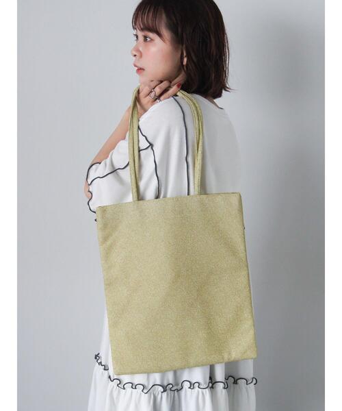 ehka sopo(エヘカソポ)の「ラメトートバッグ(トートバッグ・レディース・シルバー/イエロー/ピンク・F)」の1枚目の写真