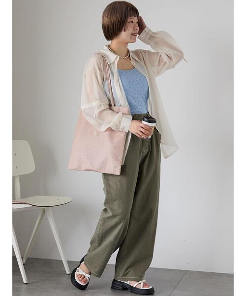 ehka sopo(エヘカソポ)の「ラメトートバッグ(トートバッグ・レディース・シルバー/イエロー/ピンク・F)」の8枚目の写真