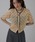 MUHET�i�~���G�[�^�j�́utwo-tone sheer crew neck cardigan / �V�A�[�o�C�J���[�N���[�l�b�N�J�[�f�B�K���i�J�[�f�B�K��/�{�����j�v�b�x�[�W��