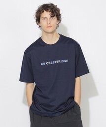 CB CRESTBRIDGE（シービークレストブリッジ）の「クレストブリッジロゴプリントT（Tシャツ/カットソー）」