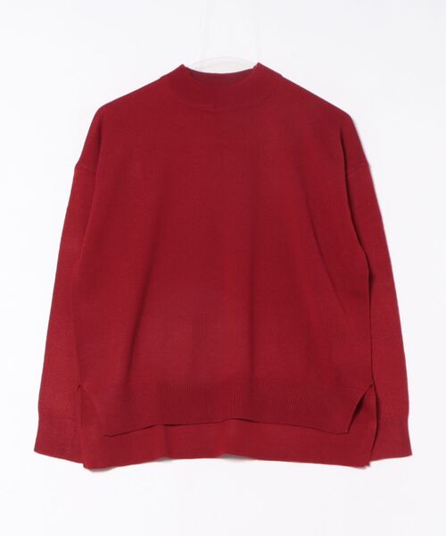 INTERPLANET（インタープラネット）の「１２Ｇ天竺ハイネックプルオーバー（ニット/セーター・レディース・グレー/ネイビー/レッド/グリーン・FREE）」の7枚目の写真