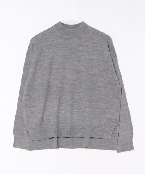 INTERPLANET（インタープラネット）の「１２Ｇ天竺ハイネックプルオーバー（ニット/セーター・レディース・グレー/ネイビー/レッド/グリーン・FREE）」の8枚目の写真