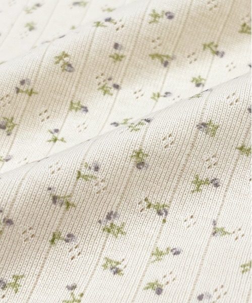 ad thie（アドティエ）の「ショルダーレース切り替え 花柄キャミソール（キャミソール・レディース・オートミール/アイボリー/オフホワイト・FREE）」の5枚目の写真