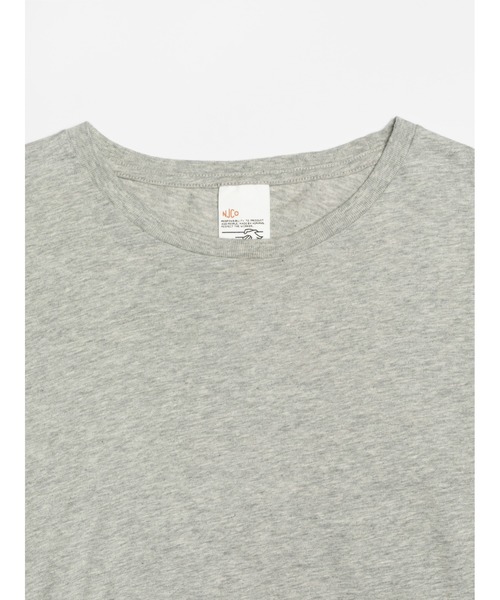 Nudie Jeans（ヌーディージーンズ）の「Nudie Jeans/ヌーディージーンズ Roffe / レギュラーフィットクルーネックTシャツ / Greymelange（Tシャツ/カットソー・メンズ・グレー系・M/S/L/XL）」の3枚目の写真