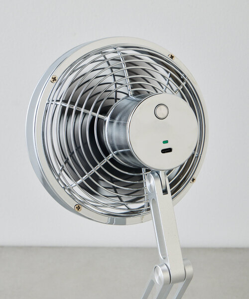デスク扇風機　SWING ARM DESK FAN CROME 送料無料 DULTON（ダルトン）家具｜スウィング アーム デスク ファン