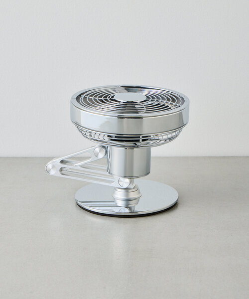 デスク扇風機　SWING ARM DESK FAN CROME 送料無料 セール】SWING ARM DESK FAN CR/BK スウィング アームデスク