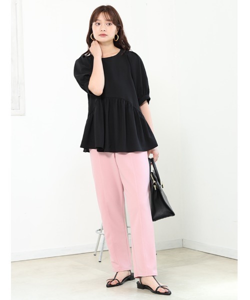 fifth(フィフス)の「ストレッチテーパードパンツ(その他パンツ・レディース・ブラック/ピンク/チャコールグレー・XS/M)」の12枚目の写真