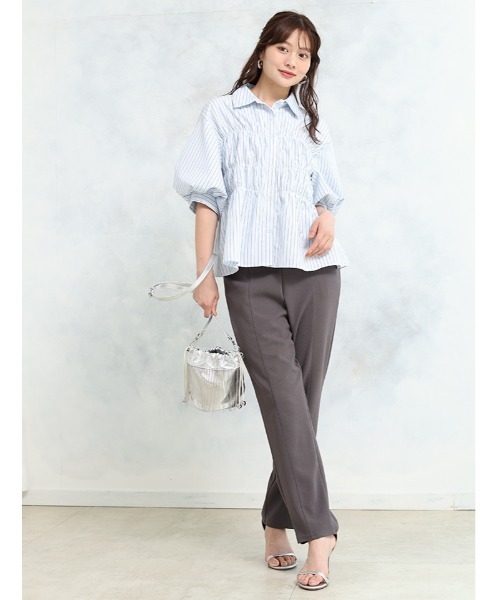 fifth(フィフス)の「ストレッチテーパードパンツ(その他パンツ・レディース・ブラック/ピンク/チャコールグレー・XS/M)」の17枚目の写真