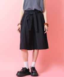a.p.o.v. コードロングベルトマットポリスーパーワイドハーフパンツ