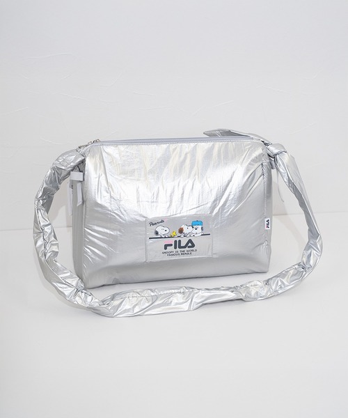 PEANUTS(ピーナッツ)の「【FILA】PEANUTS サイドリボンショルダーバッグ/ピーナッツ/コラボ(ショルダーバッグ・レディース・シルバー/ブラック/アイボリー・FREE)」の3枚目の写真