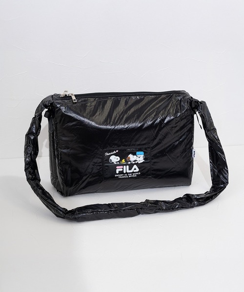 PEANUTS(ピーナッツ)の「【FILA】PEANUTS サイドリボンショルダーバッグ/ピーナッツ/コラボ(ショルダーバッグ・レディース・シルバー/ブラック/アイボリー・FREE)」の2枚目の写真