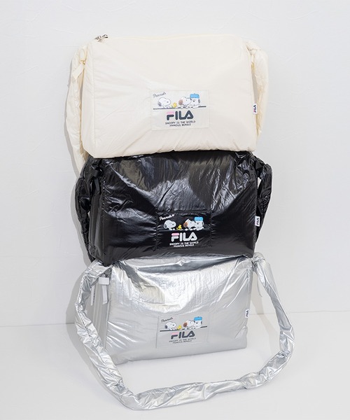 PEANUTS(ピーナッツ)の「【FILA】PEANUTS サイドリボンショルダーバッグ/ピーナッツ/コラボ(ショルダーバッグ・レディース・シルバー/ブラック/アイボリー・FREE)」の8枚目の写真
