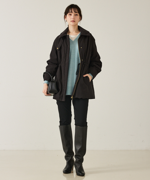 qualite(カリテ)の「【REMME】ワイドミドルブーツ/秋ブーツ/ロングブーツ(ブーツ・レディース・ブラック・36)」の14枚目の写真