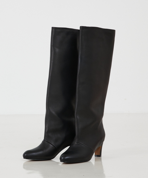 qualite(カリテ)の「【REMME】ワイドミドルブーツ/秋ブーツ/ロングブーツ(ブーツ・レディース・ブラック・36)」の17枚目の写真
