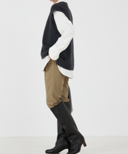 qualite(カリテ)の「【REMME】ワイドミドルブーツ/秋ブーツ/ロングブーツ(ブーツ・レディース・ブラック・36)」の3枚目の写真