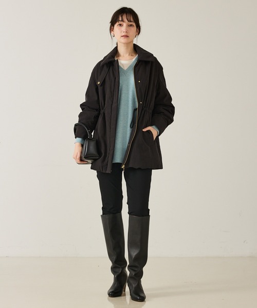 qualite(カリテ)の「【REMME】ワイドミドルブーツ/秋ブーツ/ロングブーツ(ブーツ・レディース・ブラック・36)」の9枚目の写真