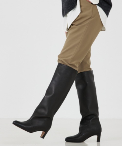 qualite(カリテ)の「【REMME】ワイドミドルブーツ/秋ブーツ/ロングブーツ(ブーツ・レディース・ブラック・36)」の12枚目の写真