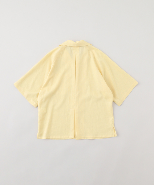 m's braque(エムズブラック)の「m’s braque (エムズ ブラック) アロハシャツ ソリッド(シャツ/ブラウス・メンズ・イエロー・38/40)」の2枚目の写真
