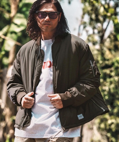 WONDER WALL MOTEL(ワンダーウォールモーテル)の「mj10805- MILITARY COATCH JKT コーチジャケット(ブルゾン・メンズ・カーキ/ブラック・L/XL/S/M)」の2枚目の写真
