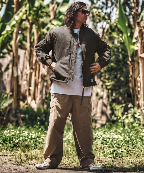 WONDER WALL MOTEL(ワンダーウォールモーテル)の「mj10805- MILITARY COATCH JKT コーチジャケット(ブルゾン・メンズ・カーキ/ブラック・L/XL/S/M)」の17枚目の写真