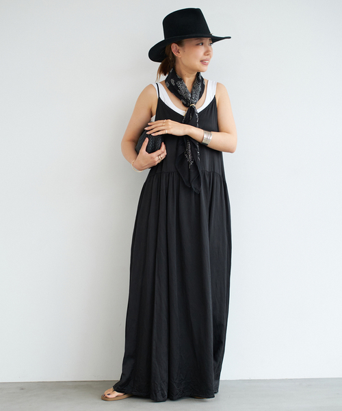 Deuxieme Classe Functional ワンピース セール】レースギャザーディテールワンピース【結婚式