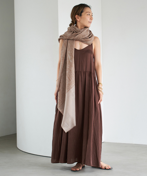 極美品✨　23AW　ドゥーズィエムクラス　ベビーアルパカ Mix ワンピース Alpaca Fluffy Gown（その他ブルゾン／アウター）｜Deuxieme