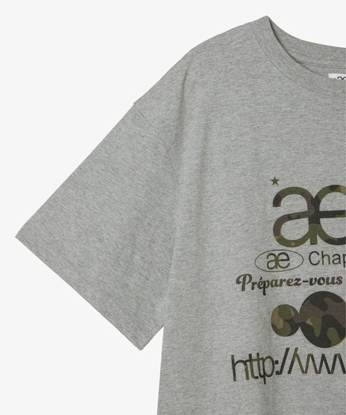 Tシャツ・カットソー AEAE WEB LOGO TSHIRTS WHITECAMO AE45SWTS004WCM WEB LOGO T-SHIRTS（Tシャツ/カットソー）｜aeae