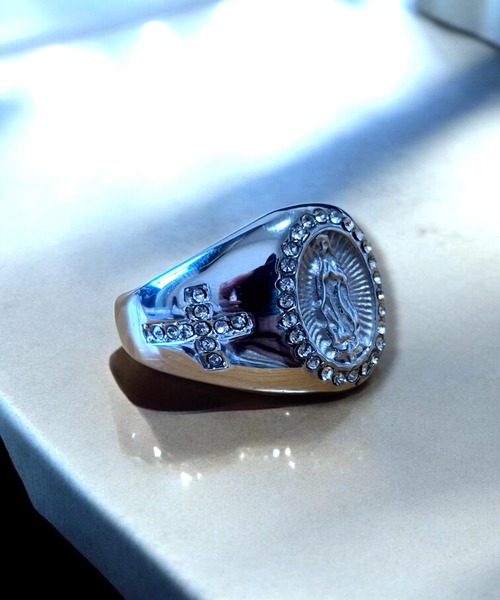1004ST(イチマルマルヨンエスティ―)の「マリアデザイン リング 指輪(リング・メンズ・シルバー/ゴールド・18号/20号/23号)」の4枚目の写真