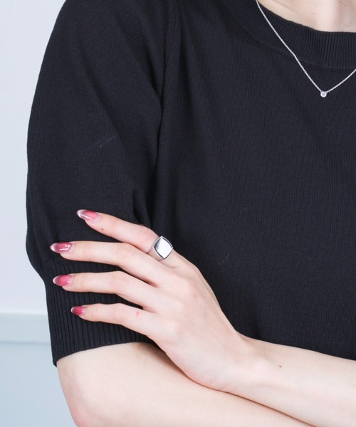 セール】【TOMWOOD(トムウッド)】Cushion Polished シルバーリング