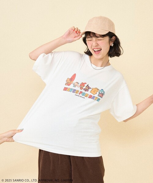 セール】SANRIO/サンリオ SANRIO 'HELLO KITTY' SUMMER キャラクターT