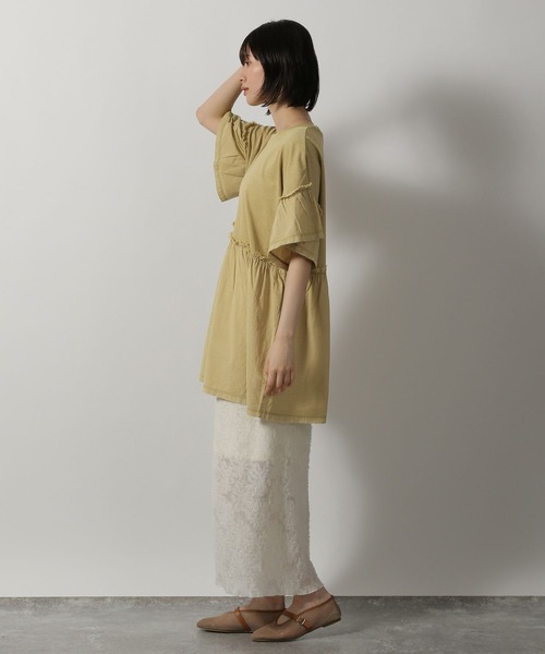 セール】ピグメント切替チュニック / 574690（チュニック）｜LAKOLE