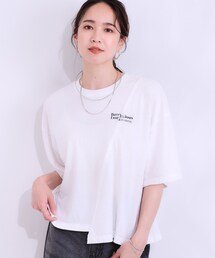 Cutie Blonde | リメイク風Tシャツ(Tシャツ/カットソー)