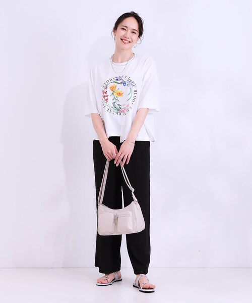Cutie Blonde(キューティーブロンド)の「リメイク風Tシャツ(Tシャツ/カットソー・レディース・ホワイト系2/ホワイト系1/ピンク系1/ブラック系1・00)」の19枚目の写真