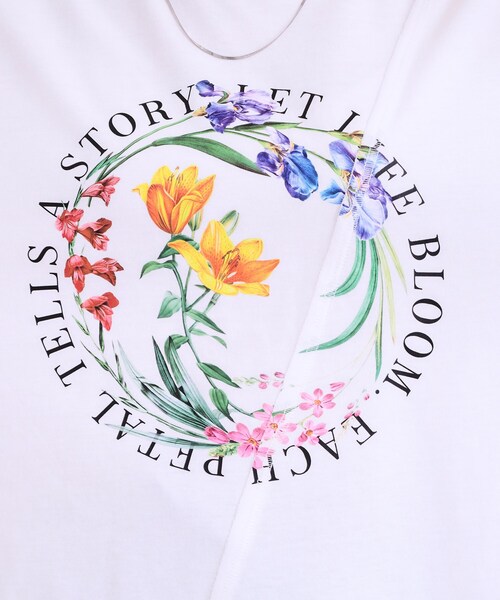 Cutie Blonde(キューティーブロンド)の「リメイク風Tシャツ(Tシャツ/カットソー・レディース・ホワイト系2/ホワイト系1/ピンク系1/ブラック系1・00)」の20枚目の写真