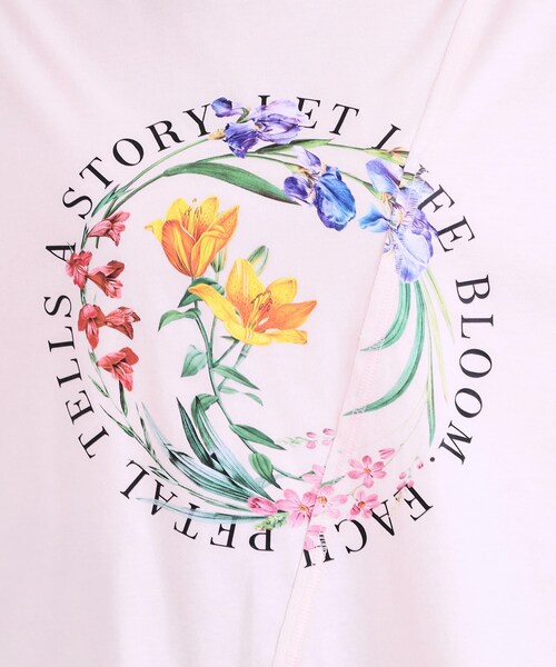 Cutie Blonde(キューティーブロンド)の「リメイク風Tシャツ(Tシャツ/カットソー・レディース・ホワイト系2/ホワイト系1/ピンク系1/ブラック系1・00)」の12枚目の写真