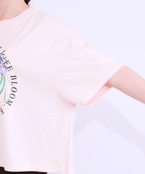 Cutie Blonde(キューティーブロンド)の「リメイク風Tシャツ(Tシャツ/カットソー・レディース・ホワイト系2/ホワイト系1/ピンク系1/ブラック系1・00)」の7枚目の写真