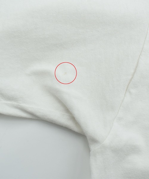 LABORATORY R(ラボラトリーアール)の「【USED】90’s Hanes “HEART BEAT” レーシング Tシャツ(Tシャツ/カットソー・メンズ・ホワイト・LARGE)」の6枚目の写真