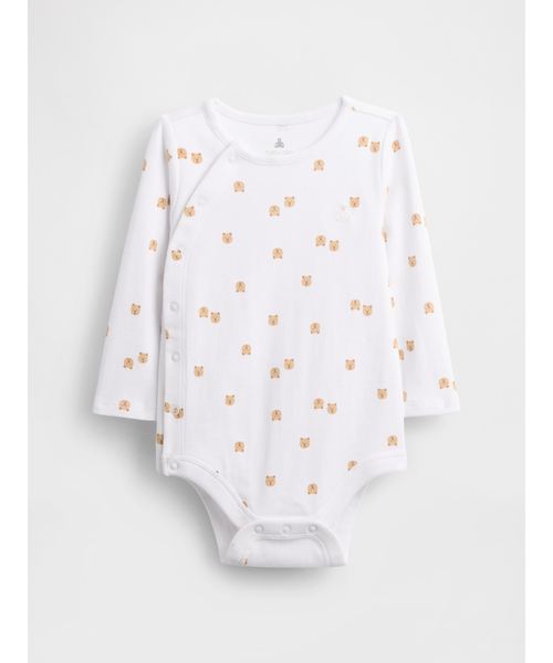 GAP(ギャップ)の「ブラナンベア ボディスーツ (ベビー)(ロンパース・キッズ・ホワイト/オフホワイト・50cm/60cm/70cm/80cm)」の5枚目の写真