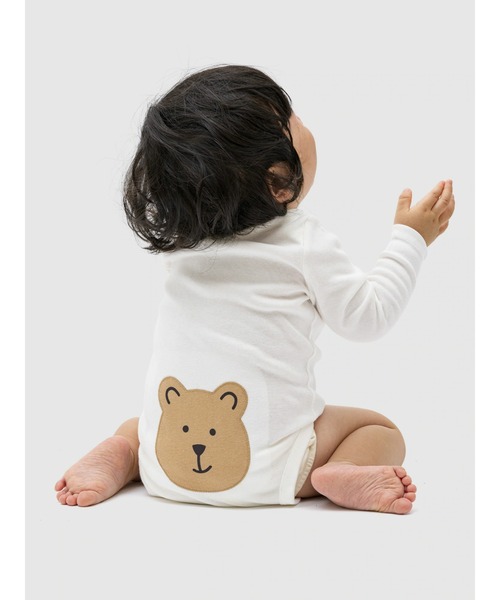 GAP(ギャップ)の「ブラナンベア ボディスーツ (ベビー)(ロンパース・キッズ・ホワイト/オフホワイト・50cm/60cm/70cm/80cm)」の2枚目の写真