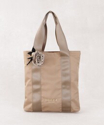 【美品】トッカ TOCCA かごバッグ ハンドバッグ トートバッグ ベージュ トッカ TOCCA KNOT IN HEART BASKET かごバッグ （ベージュ系