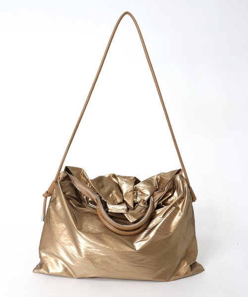 Cepica（セピカ）の「コンビ金手2WAYトート（トートバッグ・レディース・マスタード/カーキ/シルバー・FREE）」の7枚目の写真