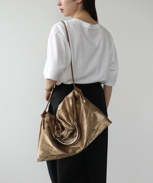 Cepica（セピカ）の「コンビ金手2WAYトート（トートバッグ・レディース・マスタード/カーキ/シルバー・FREE）」の20枚目の写真