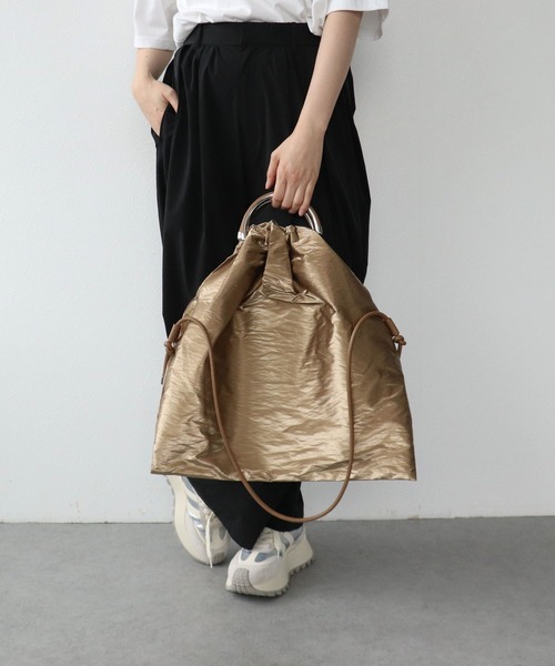 Cepica（セピカ）の「コンビ金手2WAYトート（トートバッグ・レディース・マスタード/カーキ/シルバー・FREE）」の22枚目の写真