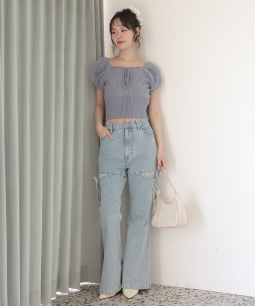 【kameちゃん】Loungedress デニムオールインワン デニムオールインワン（サロペット/オーバーオール