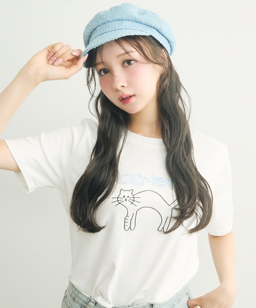 titi-coページ チェックフリルロンT（Tシャツ/カットソー）｜TITTY&CO.（ティ