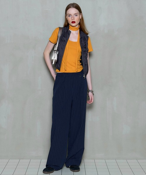Pinstripe Wide Easy Pants/ピンストライプワイドイージーパンツ