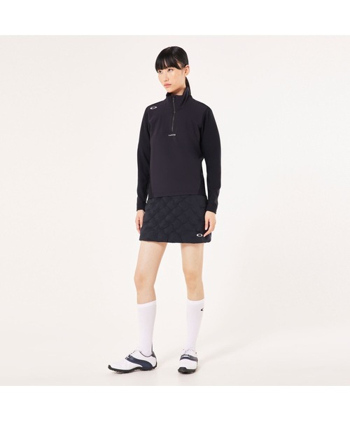 OAKLEY(オークリー)の「オークリー ELEVATE COMFORTABLE H/Z FLEECE /GOLF ゴルフ/レディース/トップス/ジャケット/ UPF50+/ 防風 / 吸汗速乾 /OAKLEY(その他トップス・レディース・ホワイト/ブラック・S/XS/M/L)」の3枚目の写真
