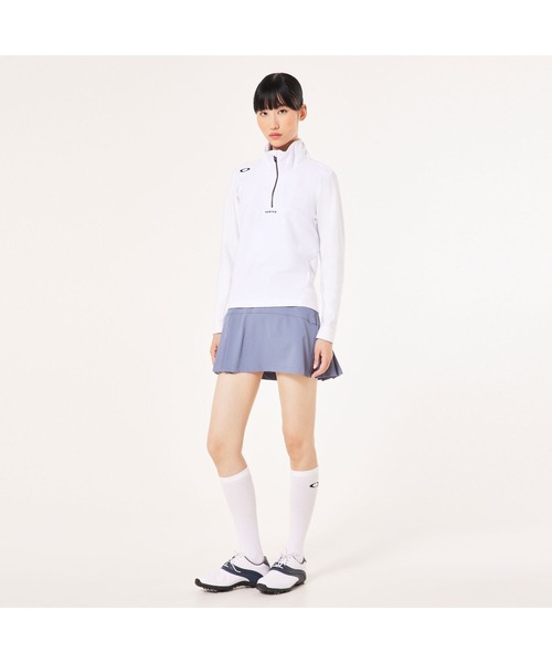 OAKLEY(オークリー)の「オークリー ELEVATE COMFORTABLE H/Z FLEECE /GOLF ゴルフ/レディース/トップス/ジャケット/ UPF50+/ 防風 / 吸汗速乾 /OAKLEY(その他トップス・レディース・ホワイト/ブラック・S/XS/M/L)」の4枚目の写真