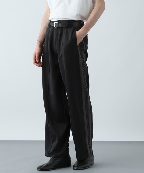 HARE（ハレ）の「フュージョンライントラックパンツ(HARE)（スラックス・メンズ・ブラック/ブラウン・FREE）」の10枚目の写真