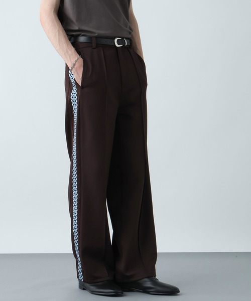 HARE（ハレ）の「フュージョンライントラックパンツ(HARE)（スラックス・メンズ・ブラック/ブラウン・FREE）」の11枚目の写真